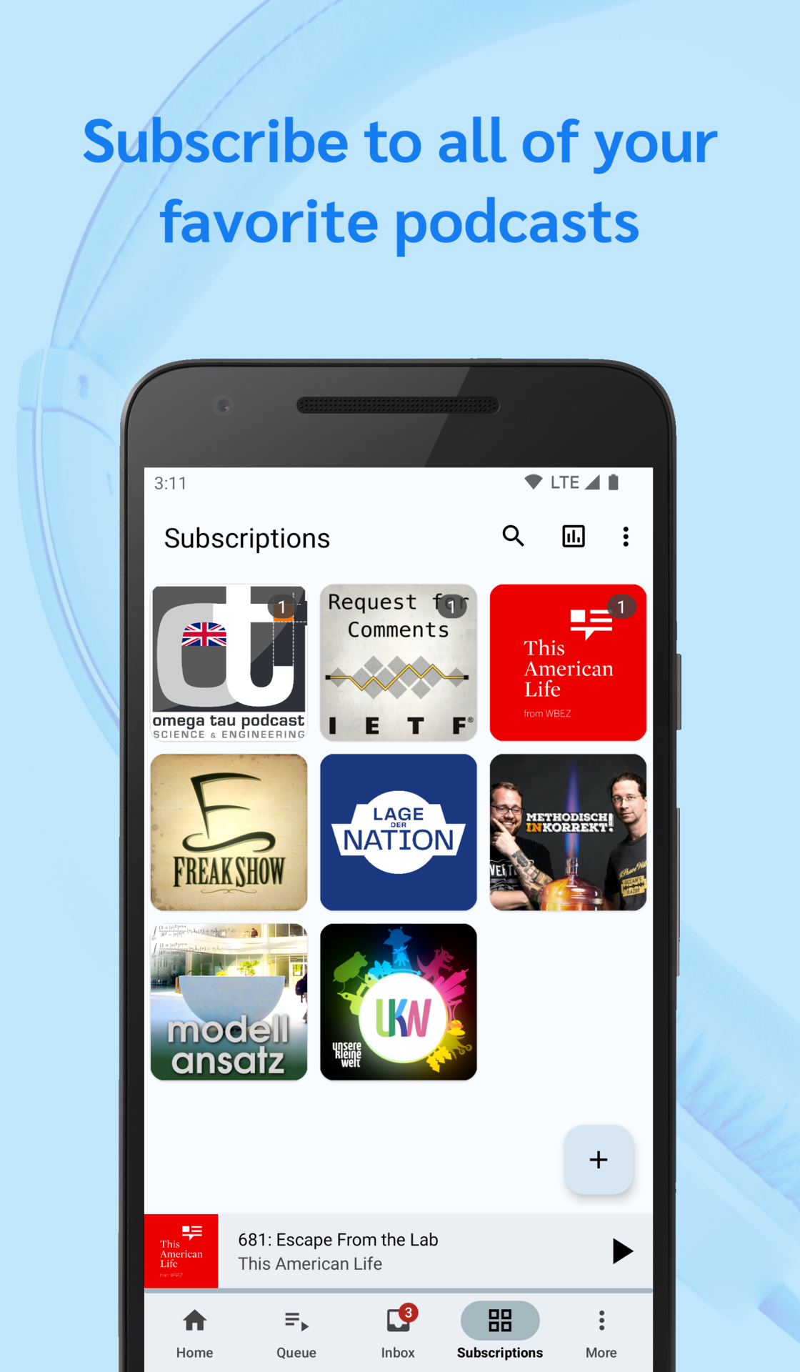 AntennaPod Downloads: A More Deliberate Commute Queue